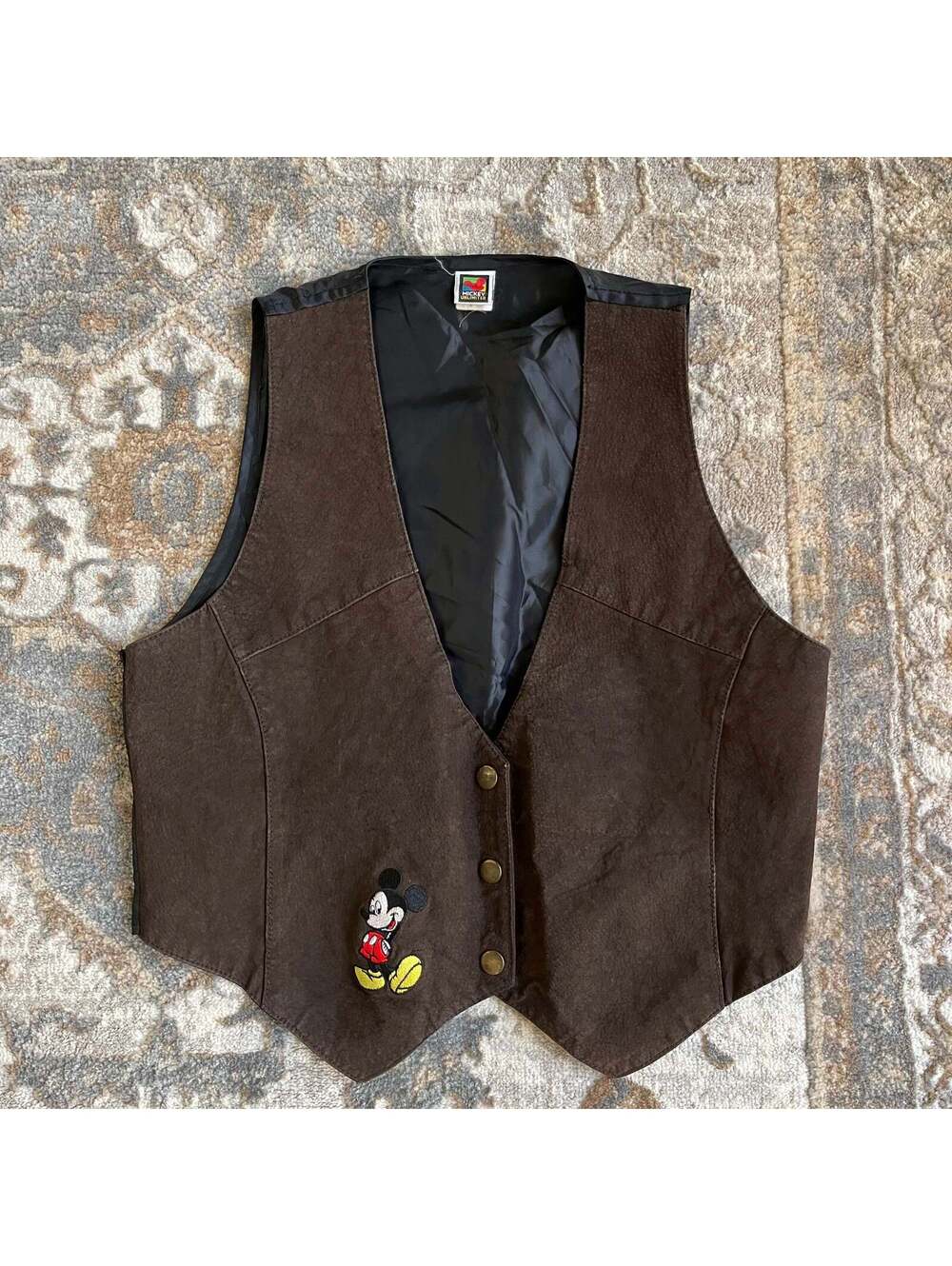 Mickey Leather Vest (M)